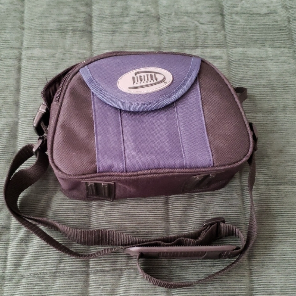 Black And Blue Camera Bag